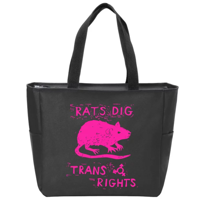 Rats Dig Zip Tote Bag