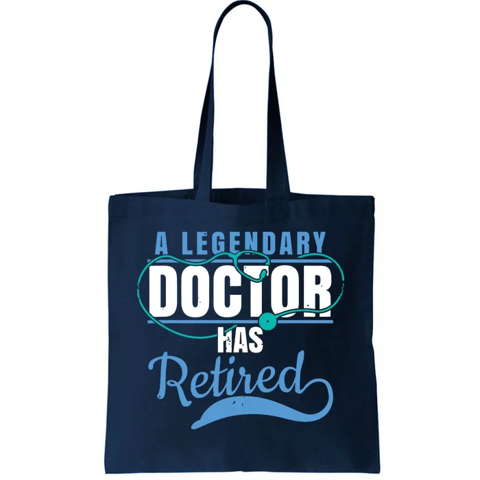 Retired Doctor Retirement Gift Shirts For Retiring Medical MD Tote Bag