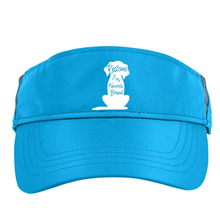 Rescue Dog Rescue Is My Favorite Breed Adult Drive Performance Visor