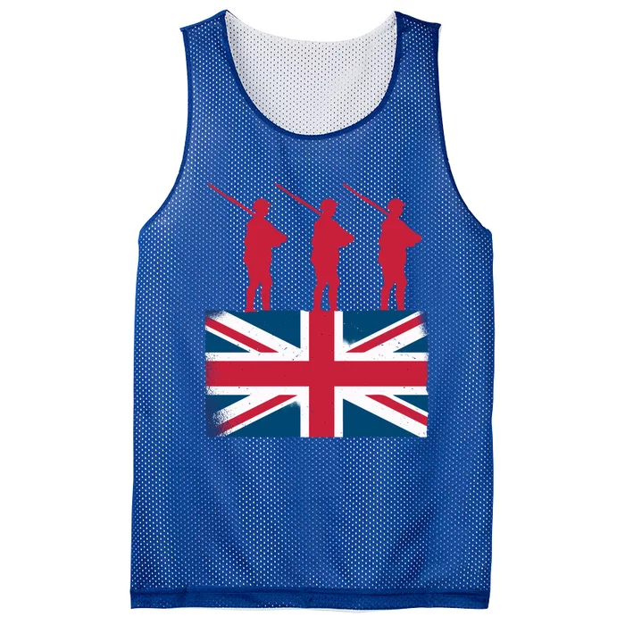 Remembrance Day Remember The Fallen British Flag Veteran Gift Mesh Reversible Basketball Jersey Tank