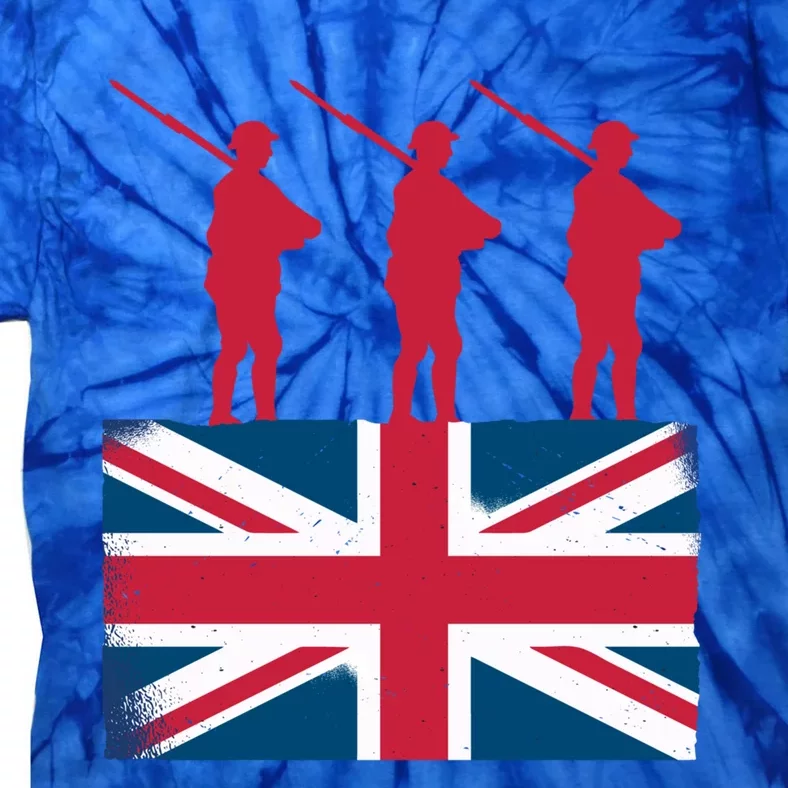 Remembrance Day Remember The Fallen British Flag Veteran Gift Tie-Dye T-Shirt