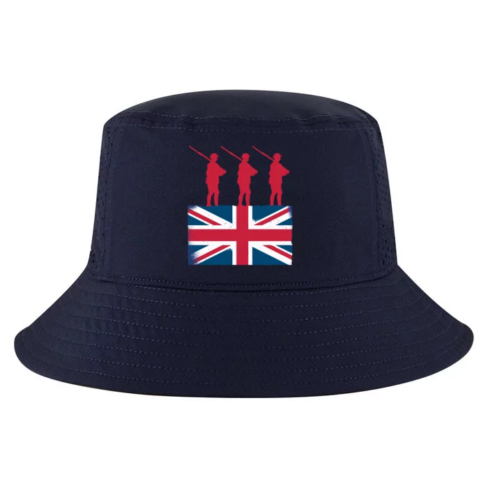 Remembrance Day Remember The Fallen British Flag Veteran Gift Cool Comfort Performance Bucket Hat