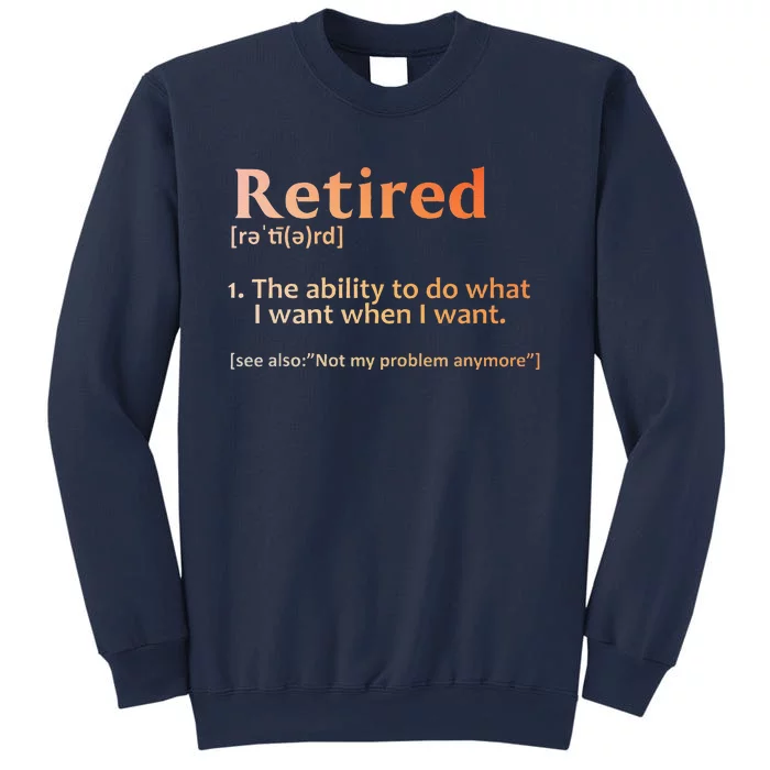 Retirement Design Retired Retiree Retirement Sweatshirt