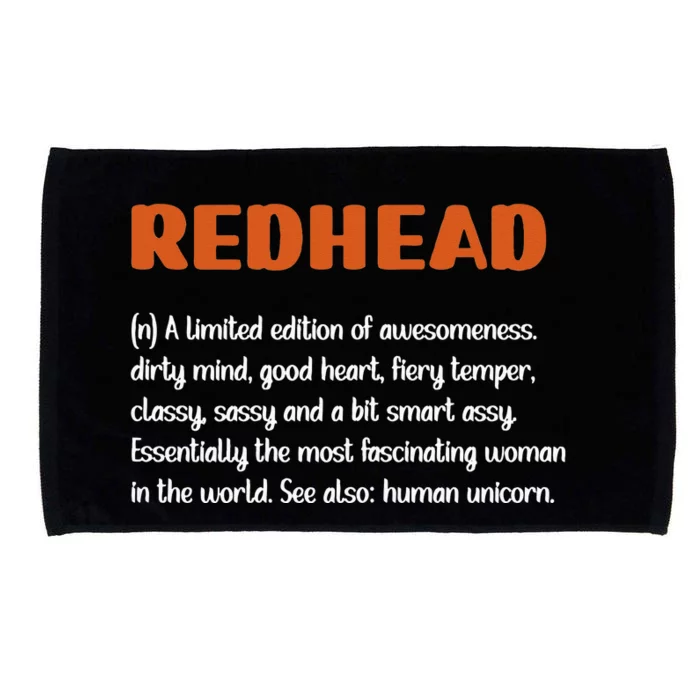 Redhead Definition RedHaired Woman Redhead Red Hair Microfiber Hand Towel