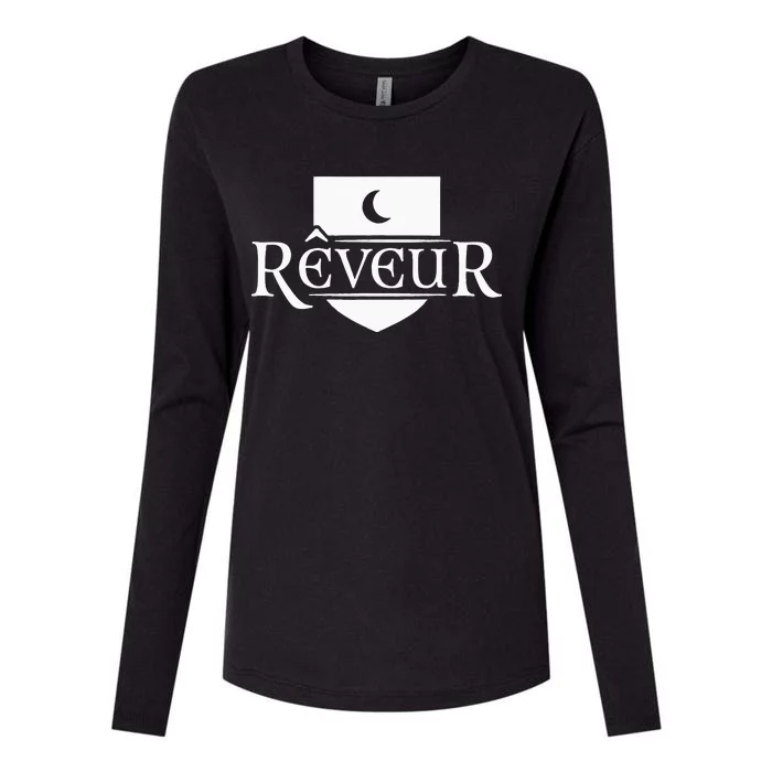 Reveur Dreams Reveur House Of Dreamer Blue Womens Cotton Relaxed Long Sleeve T-Shirt