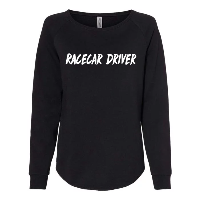 Racecar Driver Womens California Wash Sweatshirt