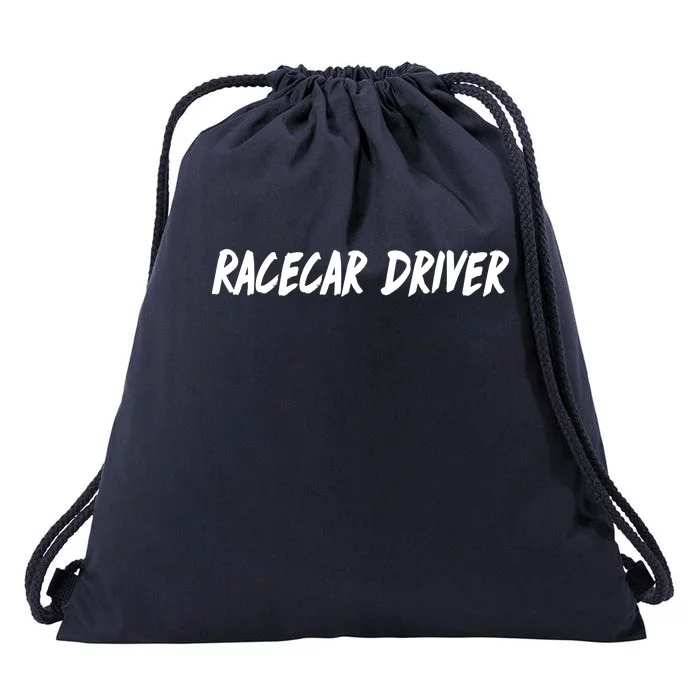 Racecar Driver Drawstring Bag