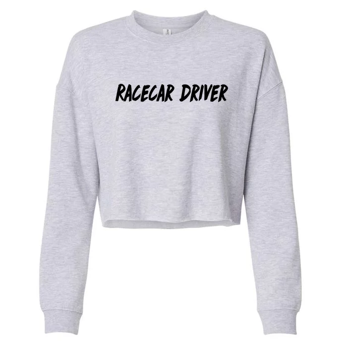 Racecar Driver Cropped Pullover Crew