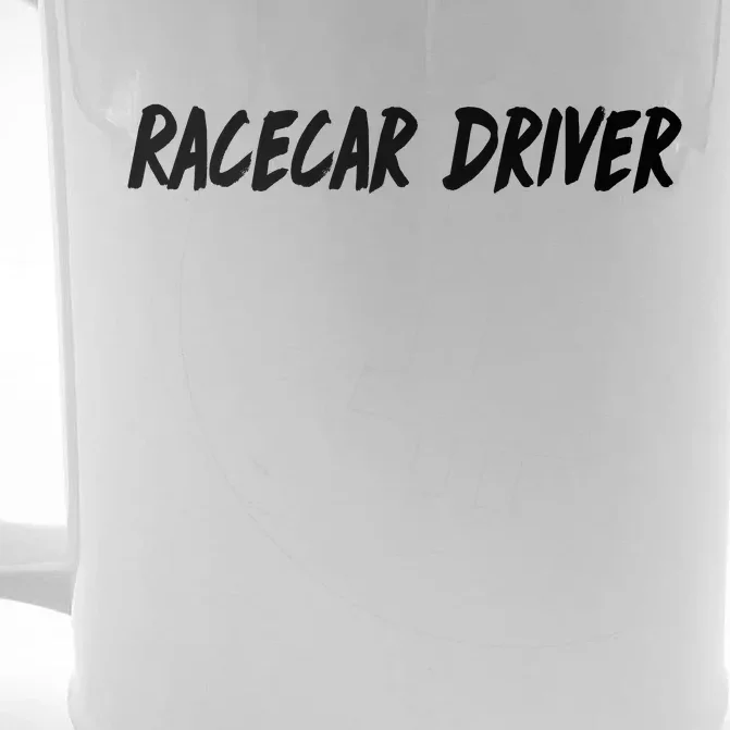 Racecar Driver Front & Back Beer Stein