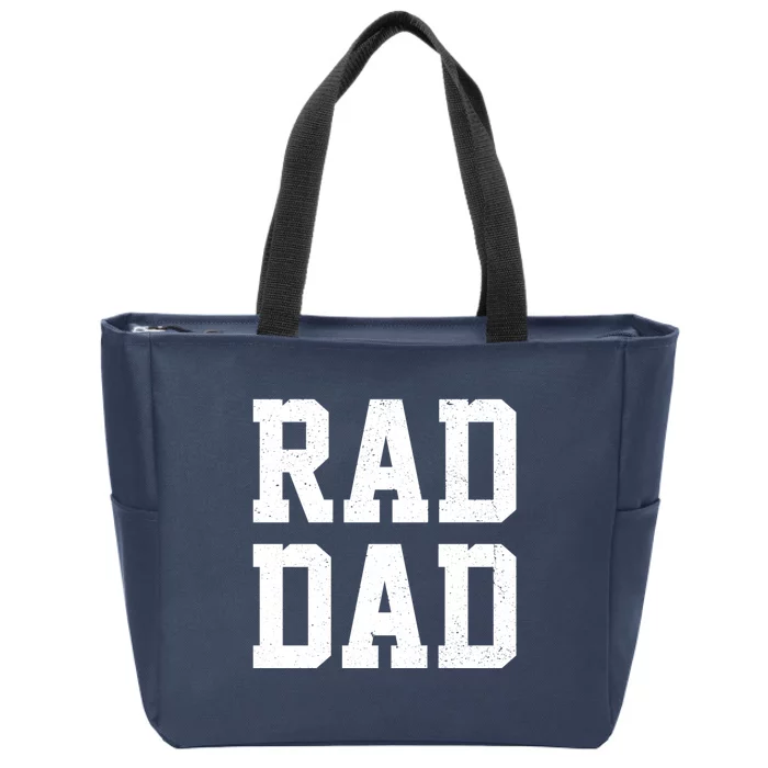 Rad Dad Zip Tote Bag