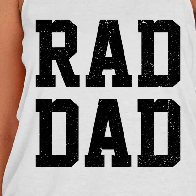 Rad Dad Women's Knotted Racerback Tank