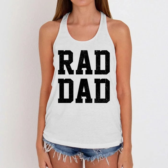 Rad Dad Women's Knotted Racerback Tank