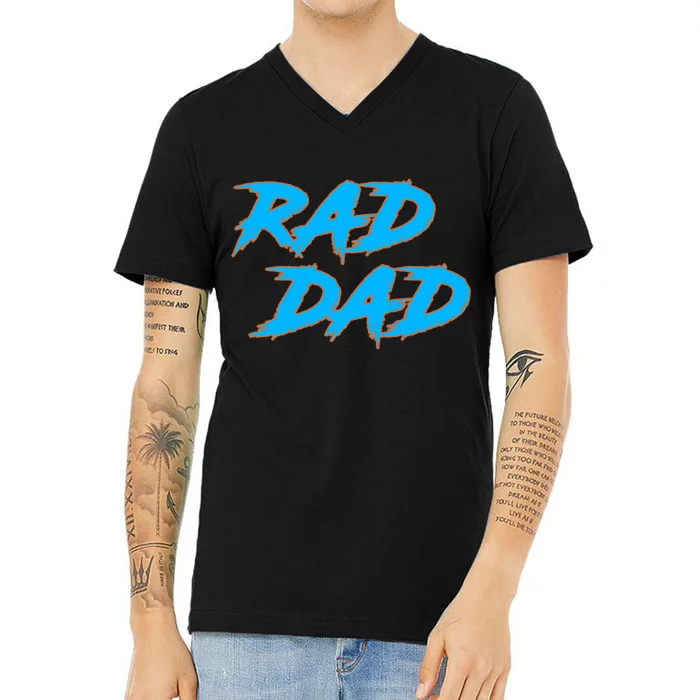 Rad Dad V-Neck T-Shirt