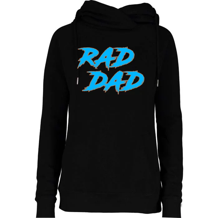 Rad Dad Womens Funnel Neck Pullover Hood