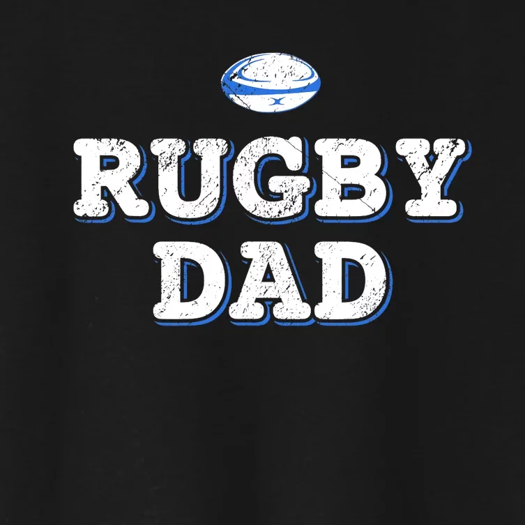 Rugby Dad Women's Crop Top Tee