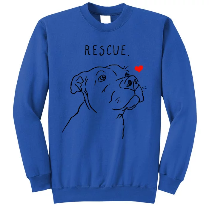 Rescue Dog Tall Sweatshirt