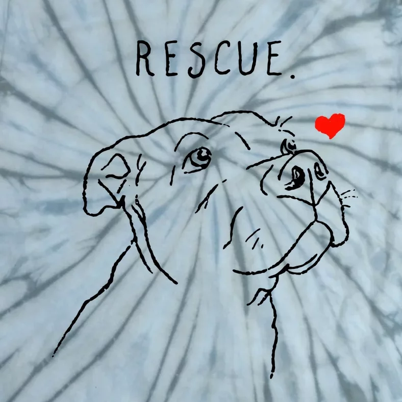 Rescue Dog Tie-Dye T-Shirt