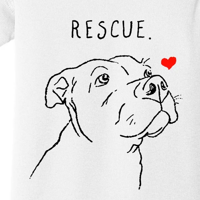 Rescue Dog Baby Bodysuit