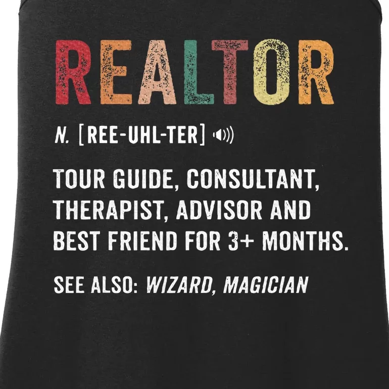 Realtor Definition Ladies Essential Tank