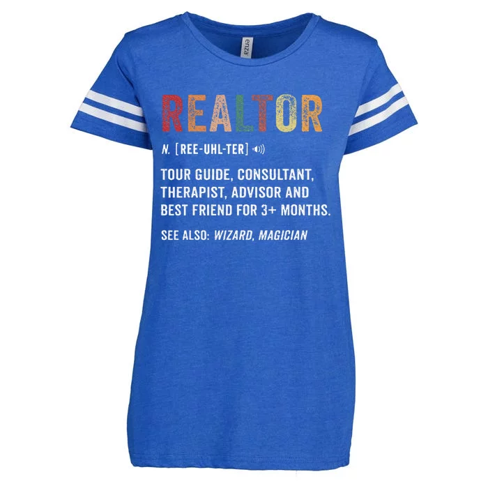 Realtor Definition Enza Ladies Jersey Football T-Shirt