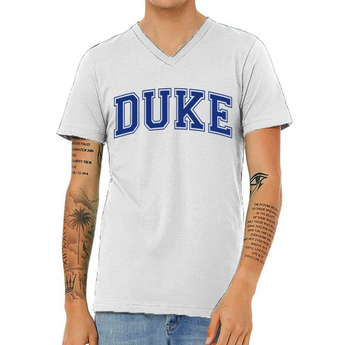 Retro D.U.K.E V-Neck T-Shirt