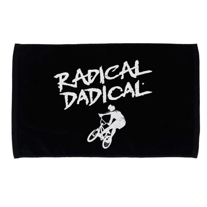 Rad Dad Radical Dadical Bmx Design Funny FatherS Day Cute Gift Microfiber Hand Towel