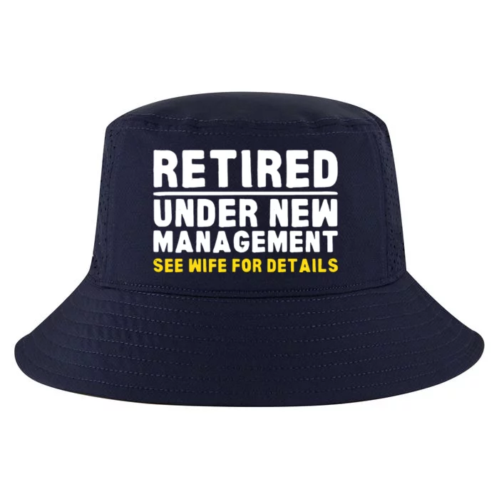 Retirement Dad Retiring Party Cool Comfort Performance Bucket Hat