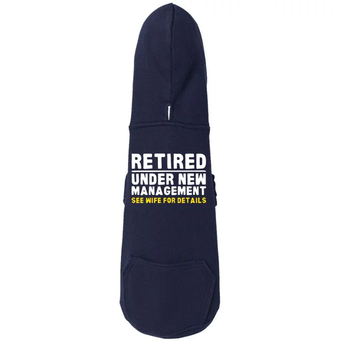 Retirement Dad Retiring Party Doggie 3-End Fleece Hoodie