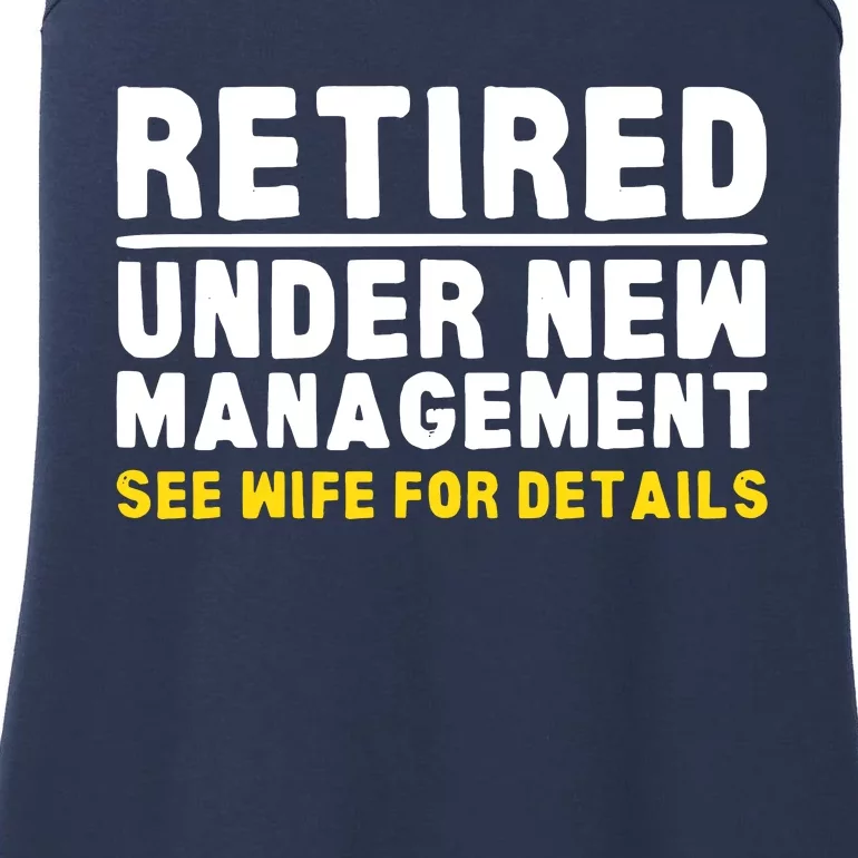 Retirement Dad Retiring Party Ladies Essential Tank