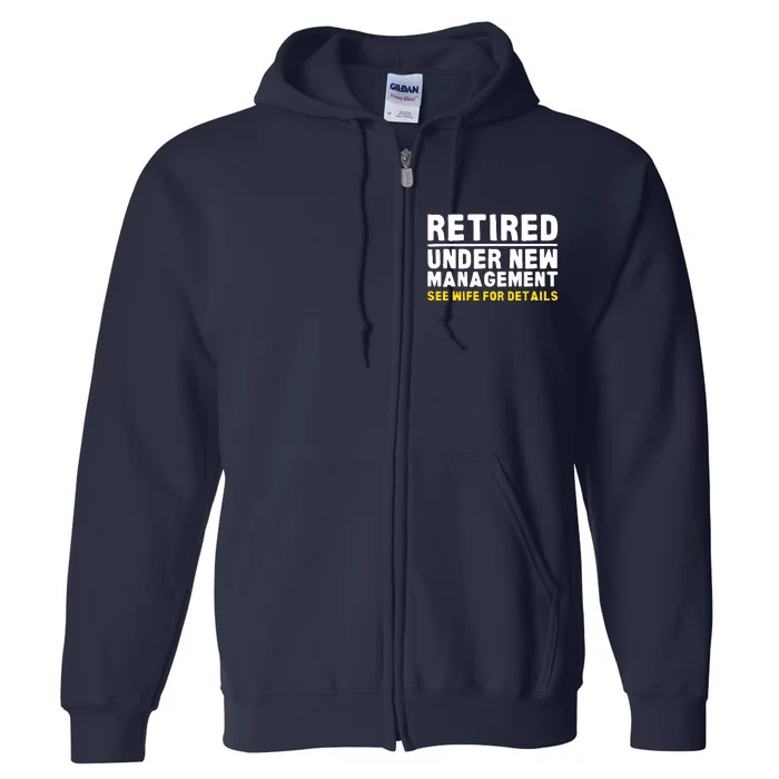 Retirement Dad Retiring Party Full Zip Hoodie