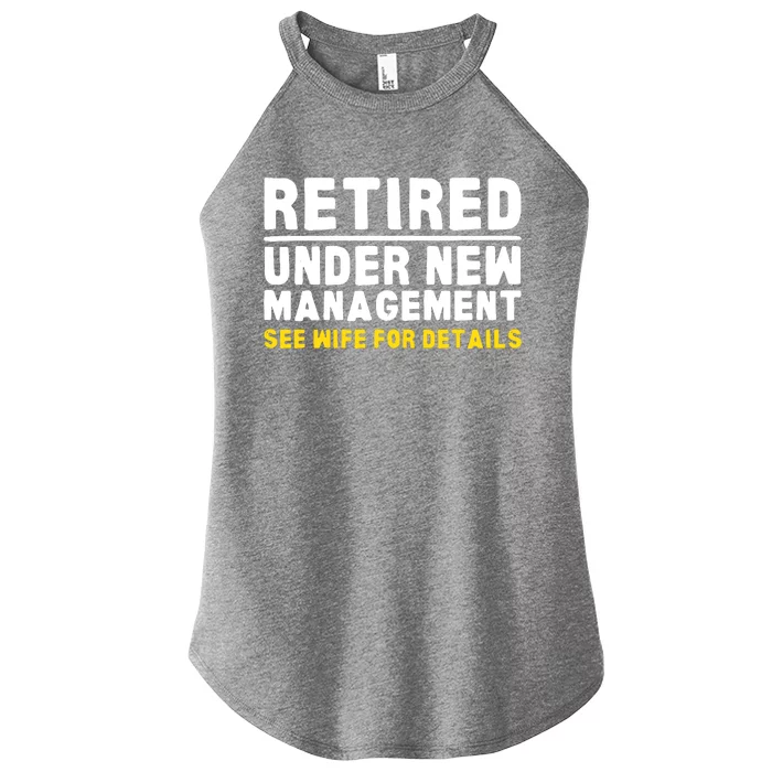 Retirement Dad Retiring Party Women’s Perfect Tri Rocker Tank