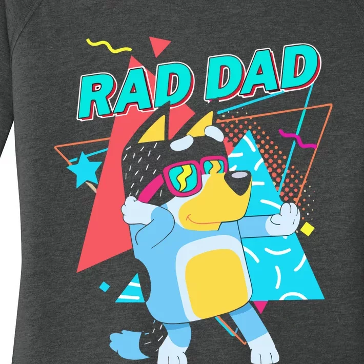 Rad Dad Women's Perfect Tri Tunic Long Sleeve Shirt