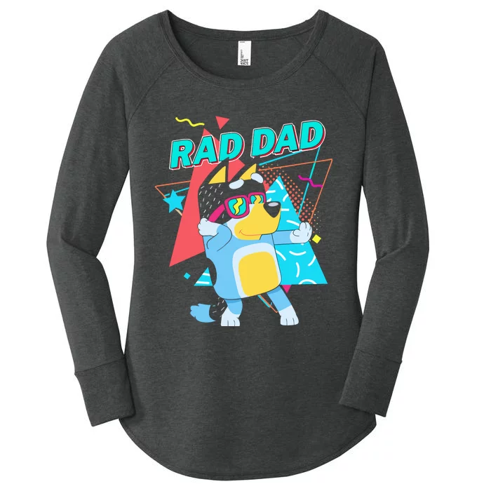 Rad Dad Women's Perfect Tri Tunic Long Sleeve Shirt