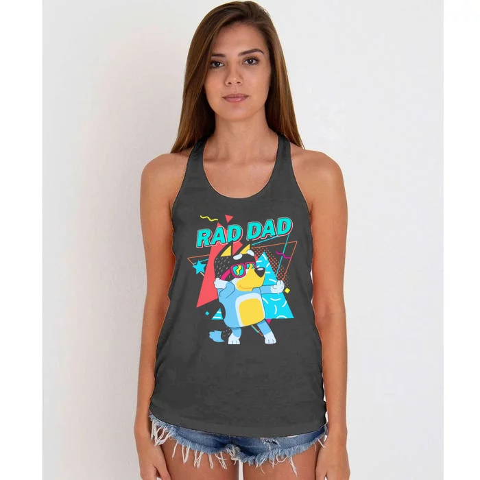 Rad Dad Women's Knotted Racerback Tank