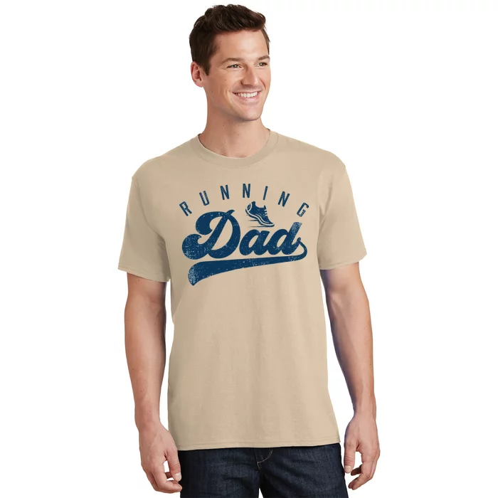 Running Dad Runner Gifts Daddy Fathers Day T-Shirt