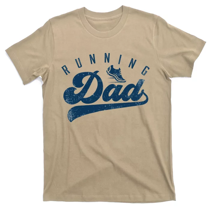 Running Dad Runner Gifts Daddy Fathers Day T-Shirt