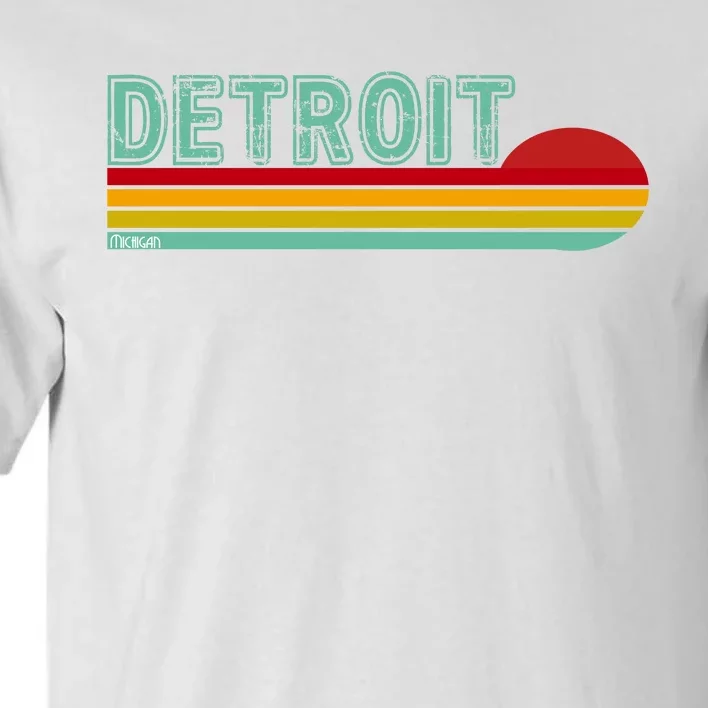 Retro Detroit Sunset Logo Tall T-Shirt