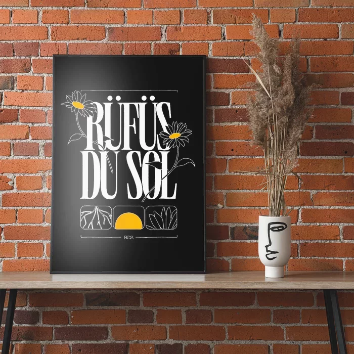 Rufus Du Sol Merch Happy Days Poster