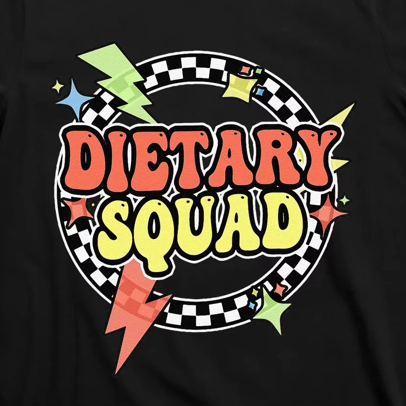 Retro Dietary Squad Dietary Appreciation Week For Staff Gift T-Shirt