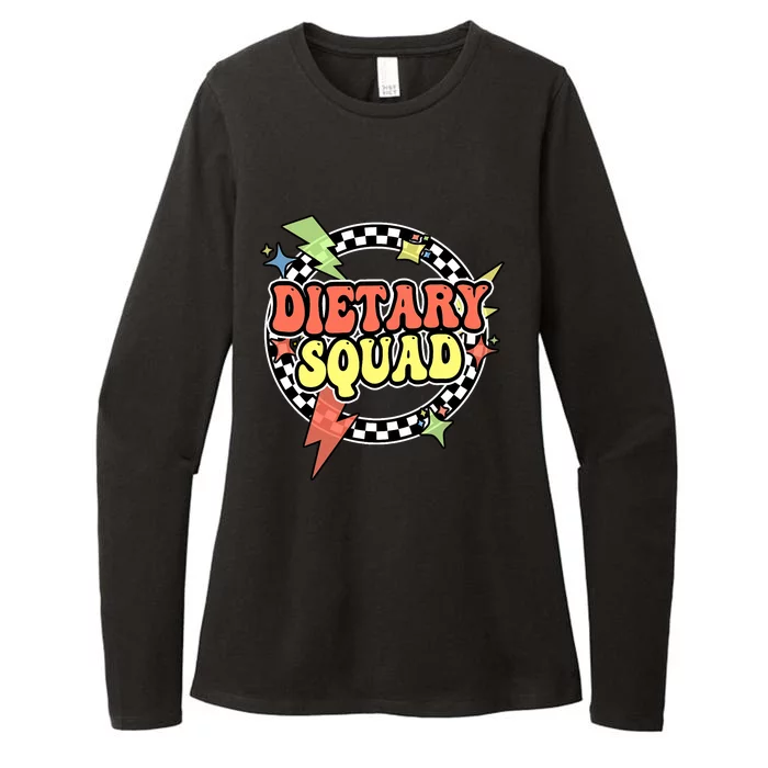 Retro Dietary Squad Dietary Appreciation Week For Staff Womens CVC Long Sleeve Shirt