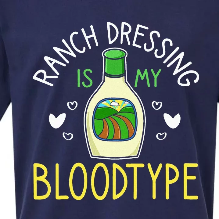 Ranch Dressing Salad Sauce Sueded Cloud Jersey T-Shirt