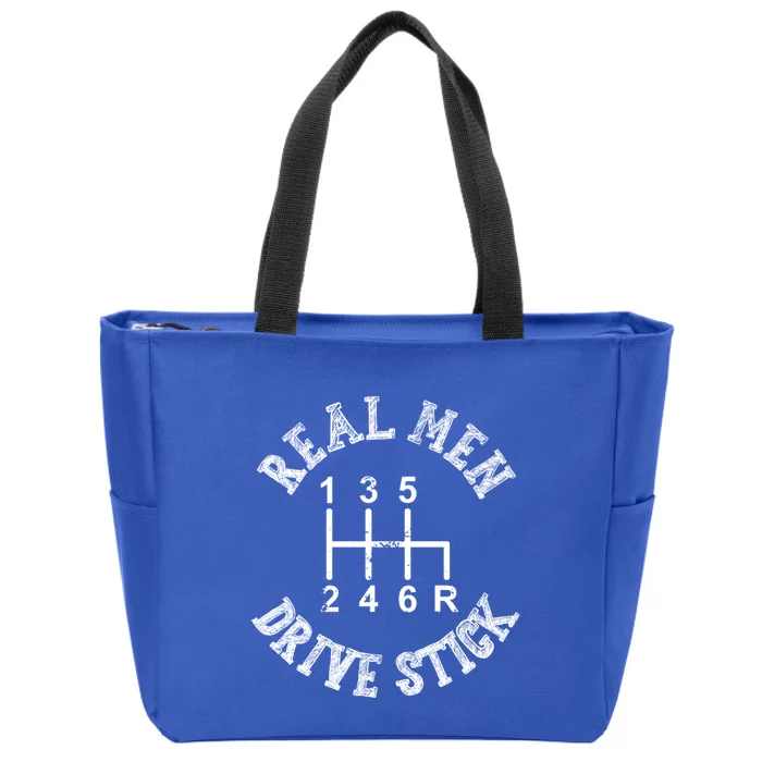 Real Drive Stick Funny Auto Racing Mechanic Ual Gift Zip Tote Bag