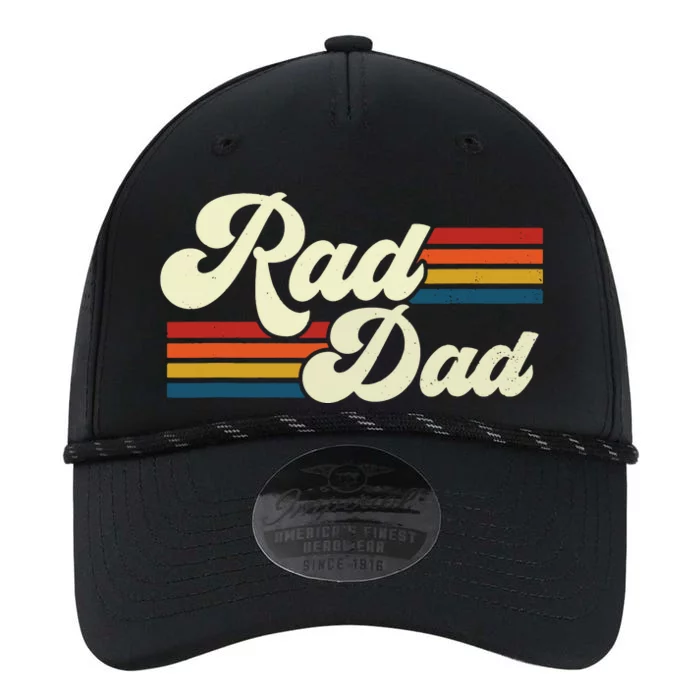 Rad Dad Shirt Vintage Retro Fathers Day Gift Performance The Dyno Cap