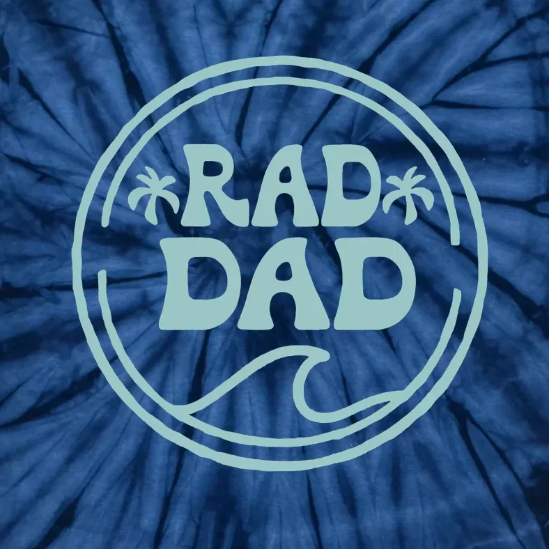 Rad Dad Surf Matching Birthday The Big One 1st Birthday Tie-Dye T-Shirt