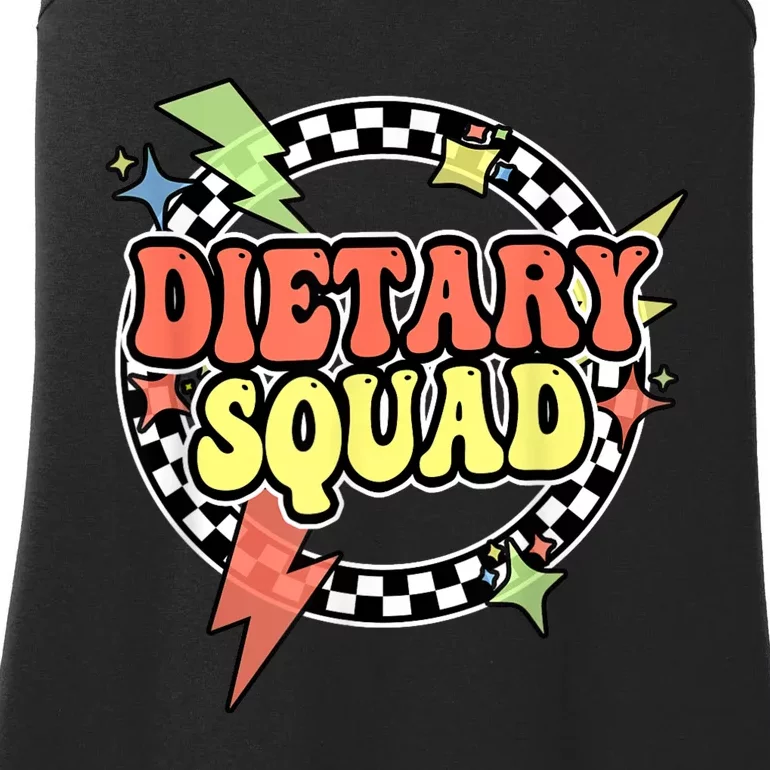 Retro Dietary Squad Dietary Appreciation Week For Staff Ladies Essential Tank