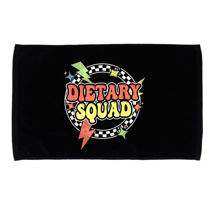 Retro Dietary Squad Dietary Appreciation Week For Staff Microfiber Hand Towel