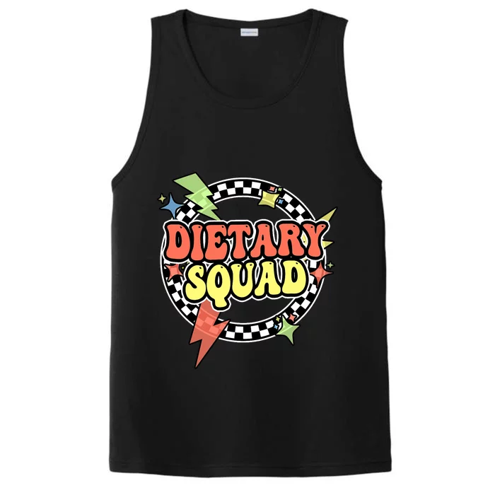 Retro Dietary Squad Dietary Appreciation Week For Staff Performance Tank