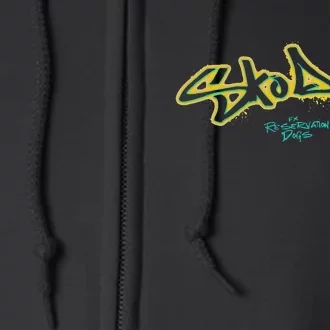 Reservation Dogs Skoden Graffiti Centered Full Zip Hoodie