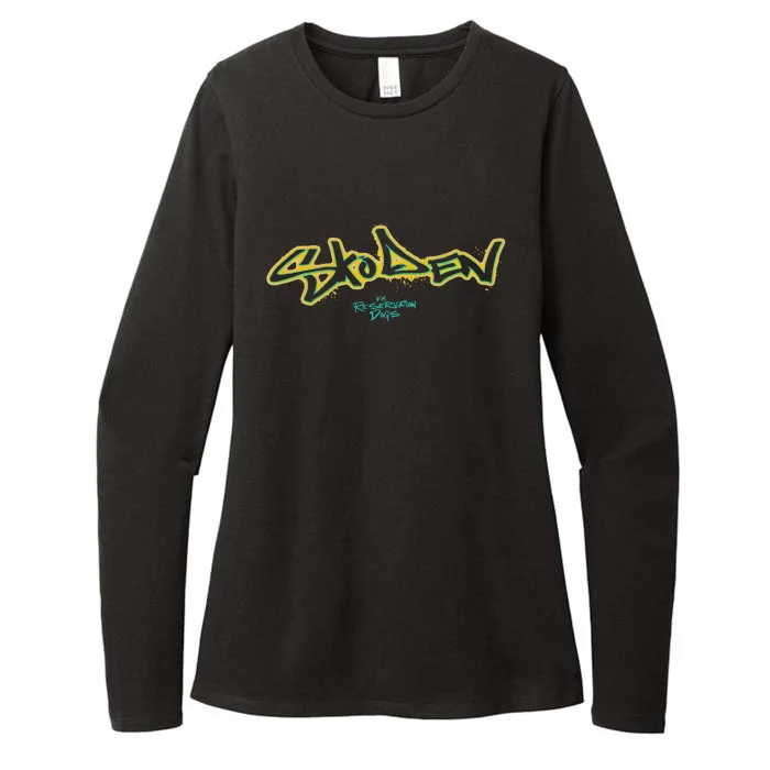 Reservation Dogs Skoden Graffiti Centered Womens CVC Long Sleeve Shirt