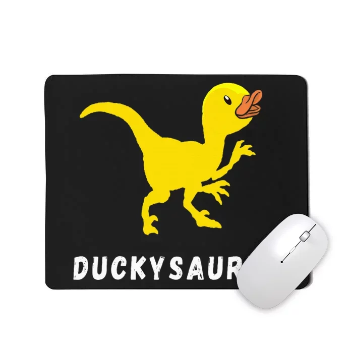 Rubber Duck Trex Duck Dino Funny Rubber Duck Dinosaur Mousepad